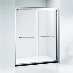 Dobbel skyve dusjdør