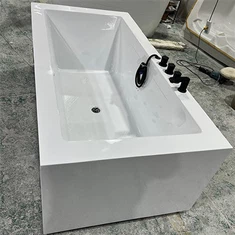 Rektangulær akryl bløtleggingsbad